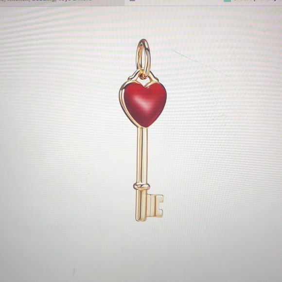 ❤️🔑 TIFFANY & CO. TIFFANY KEYS HEART KEY CHARM NECKLACE PENDANT ❤️🔑 - Picture 16 of 16